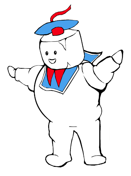 stay puff marshmallow man from Ghostbusters
